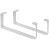 Repa Market 220 x 90 mm Staffa di supporto per canalina - Supporto in plastica per fissaggio condotti rettangolari - Montaggio a parete per canale aria - Accessori ventilazione bianco per interno