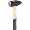 PICARD Martello da Fabbro a Testa Corta, Nr. 1c ES, 1.250 g | Martello Professionale forgiato a mano con manico in frassino | Acciaio speciale temperato | Verniciatura nera anticorrosione | Mazza