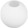 OSOLADY Paralume di ricambio in vetro satinato a forma di globo - Paralume sferico opalino da 6 con attacco da 1-5/8 per lampade a sospensione, luci da bagno, applique e plafoniere.