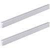 jiajulashou123 Maniglia per Porta Armadio Maniglie per Mobili da Cucina Argento 2 Pezzi Maniglia per Cassetti in Lega di Alluminio Pomelli Moderne per Armadi Cucina Camera da letto (length:1000mm)