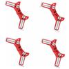 BE-TOOL 4 morsetti angolari per la lavorazione del legno, morsetto ad angolo retto di 90 gradi regolabile morsa mitra strumenti manuali fai da te per fissaggio a cavalletto cornice foto
