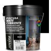 JOVIRA PINTURAS 11 kg Pittura di copertura opaco. Pittura per interni ed esterni con eccellente potere coprente. (11 kg, Nero)