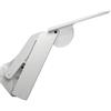 Gedotec supporto pieghevole per mobile da cucina | 1 set - supporto per ribalta bianco opaco | FREE SPACE | modello H 9,7-25,7 kg | set completo cerniera pieghevole | cerniera per tavolo pieghevole