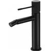 MICE COLLECTION MIICE Rubinetto monocomando per bidet in ottone Rubinetti WC Rubinetti per bagno per acqua fredda/calda Colore Nero Opaco BDD038-2NG