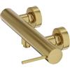 Lavita Orion - Rubinetto doccia in oro spazzolato, con corpo in ottone di alta qualità, design elegante