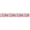 VisitRyl Carta Bordi Adesiva Per Parete Decorazione Autoadesiva Rimovibile Per Cucina Bagno Piastrelle Adesivo Per Pareti Autoadesiva Peonia Rosa 15x300cm