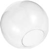 iplusmile Paralume di Ricambio in Vetro Trasparente Rotondo Diametro 150 MM Copertura Lampada per Lampadari a Sospensione Uso Interno Casa