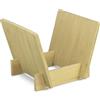 Dynavox Supporto per LP ST40, Scatola portaoggetti per Dischi in Vinile in bambù, Supporto per Fino a 40 LP e Singoli, Colore Naturale