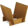 Dynavox Supporto per LP ST40, Scatola per Dischi in Vinile in bambù, Supporto per Fino a 40 LP e Singoli, Marrone