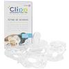 CLIPP - Kit Clipp, Succhietto di svezzamento a stella - 5 Collarette per interruzione progressiva - Svezzamento dal succhietto per gradi, facile e delicato - A partire da 2 anni