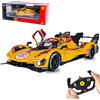 JAMARA Ferrari 402262 499P-N83 1:14 Giallo 2,4 GHz - Auto radiocomandata con licenza ufficiale con porta manuale, auto giocattolo per bambini