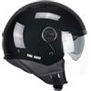 CGM Casco open face, 116A AIR MONO Nero, S (55-56cm)