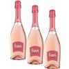 Lamberti Turà Spumante Rosé Extra Dry - 750 ml (Confezione da 3)