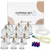 Acus Med Set Coppettazione | Coppettazione Massaggio | Set per Terapia Di Medicina Cinese | Coppette Massaggio | Kit Massaggio 12 Pezzi con Ventosa Pompa Vacuum