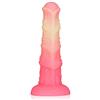 Duuous MyNvy Silicone liquido con ventosa, forma realistica di cavallo, pieghevole