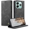 KZB Cover per Xiaomi Redmi Note 14 5G [Non per 4G] Custodia in Pelle Premium Libro Portafoglio Flip Wallet Magnetica Porta Carte Supporto Protezione Case per Redmi Note 14 5G - Grigio