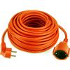 SQUADO Prolunga Elettrica 25 Metri con Presa Schuko Maschio/Femmina - Cavo per Interni ed Esterni, Impermeabile, Alta Resistenza per Giardino, Casa, Ufficio e Uso Professionale