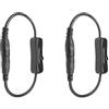 Switian 2 Pack DC 5,5 mm x 2,5 mm Cavo di commutazione maschio a femmina, Kangping per telecamera di sorveglianza CCTV LED