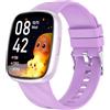 Alutoria Smartwatch Bambini-Orologio Smartwatch Bambina IP68 con 110+ Modalità Sportivo Frequenza Cardiaca Monitor Sonno-Orologio sportivo bambini Smart watch ragazze e ragazza Ado 4-15 Anni Viola chiaro