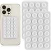 EHOTER 2 custodie in silicone con ventosa per telefono, supporto adesivo per telefono, supporto antiscivolo per accessori mobili, colore bianco