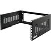 Tecmojo Armadio di Rete da 19 Pollici 4U per Montaggio a Parete, Profondità 350mm, Supporto per Pannello di Permutazione, per Dispositivi IT Server Piatti da 19 Pollici, Portata 50kg, Nero