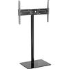 Meliconi STAND 600 FLOOR | Supporto TV da terra con resistente colonna in alluminio, per orientare la TV sia in orizzontale che in verticale, da 50 a 82 pollici, VESA 200-300-400-600 Made in Italy