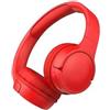 GiDaCom Cuffie Over-Ear Wireless New Explosions BT510 con Cancellazione Attiva del Rumore (ANC), Ricarica Type-C, Suono Bass Puro e Design Semplice - Riduzione Fisica del Rumore + Voice HD (Rosso)