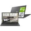 ASUS Notebook Vivobook Slim I5 Display Led Full HD 15.6 Cpu Intel quad core i5-1035G1 10th gen 3,6Ghz /Ram 12Gb DDR4 /SSD M2 512GB /VGA INTEL UHD MX130 2GB /Hdmi/Wifi/Bluetooth/Windows 11 Pro
