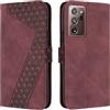 OKZone Cover per Samsung Galaxy Note 20 Ultra, Custodia in Pelle Samsung Note 20 Ultra, Cover a Libro Galaxy Note 20 Ultra Magnetica Portafoglio Folio PU Pelle Flip Caso con Wallet Case Cover (Rosso)