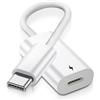 APKLVSR Adattatore USB-C & Light-ning 3 in 1, compatibile con iPhone 15/16/17, iPad Pro/Air, MacBook, adattatore per audio, ricarica e trasferimento dati con supporto per cuffie