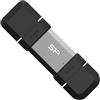 Silicon Power Chiavetta USB 128 GB Silicon Power USB3.2 + Type C C51 Black