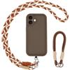 Pnakqil Cover per iPhone 17 con Cordino, Custodia con Regolabile Collana Ultra Sottile Silicone Antiurto AntiGraffio Protettiva Case con Laccio Tracolla per iPhone 17 6,1 Pollici