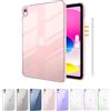 ProCase Custodia per iPad (A16) 11° generazione 11 2025/10° generazione 10,9 2022, cover posteriore trasparente per iPad 10th/11th -trasparente rosa