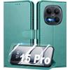 Mofurd Cover per Xiaomi Redmi Note 15 Pro 5G （Non per 15 Pro+） Libro in Pelle PU, [con 2 Pezzi Pellicola Vetro Temperato] Custodia Portafoglio [Blocco RFID] [Funzione di Supporto] [Slot Schede],Verde