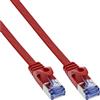 InLine 71807R - Cavo patch piatto, U/FTP, Cat.6A, 7 m, colore: Rosso