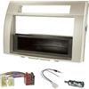 Sound Way Sound-way Autoradio Kit Montaggio, 1/2 DIN Mascherina Stereo, Connettore Cavo ISO, Adattatore Antenna, compatibile con Toyota Corolla Verso 2004-2009