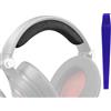 SOULWIT Archetto in Microfibra Velluto per Sennheiser EPOS Game Zero/PC350/PXC350/HD380/HD380 PRO Cuffie, Ricambio Fascia Headband Band - Nero