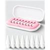 Wilbeva 8 Pezzi Punte di Ricambio per Apple Pencil 2/1 Generazione/USB C/Pro, Punta di Ricambio con Scatola Portaoggetti e Penna di Controllo Preciso per iPad (8 - Rosa)