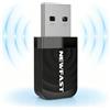 NEWFAST 1300Mbps WiFi USB per PC, Chiavetta WiFi Dual Band 2.4GHz/5GHz AC1300 Adattatore WiFi USB per PC, Compatibile con Windows 11/10/8.1/8/7/XP und Mac OS 10.11-10.15