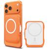 Spigen TinTap MagFit+ Portafoglio (5 carte) Magsafe Wallet Magnetico Portacarte Compatibile con iPhone 17/16/15/14/13/12 Modelle, Accessori MagSafe - Orange