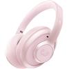 Fresh 'n Rebel Clam Ace 2, Cuffie ANC, Cancellazione Attiva del Rumore Ibrida, Modalità Suono Ambientale, Bluetooth Multipoint, Pieghevoli, Ricarica Rapida, 60h ANC/100h di Autonomia (Pastel Pink)