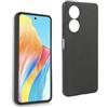 REY Cover in Gel TPU Nera per Oppo A58 4G, Ultra Sottile 0,33 mm, Morbido Flessibile, Custodia Silicone