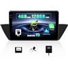 SIXWIN 4+128G Android 15 Autoradio per BMW X1 E84(2009-2015) con Wireless CarPlay/Android/Mirror Link, 10.1 HD TouchScreen Schermo Navigatore con WiFi GPS Bluetooth FM RDS Radio +Telecamera