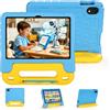 SUMTAB Tablet Bambini 10 Pollici, Android 15 Tablet Educativo con Processore Octa-Core per Gaming, 30GB RAM 128GB ROM Espandibile TF 2TB, 5G e WiFi 6, Penna Stilo Inclusa e Custodia Antiurto Blu