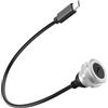 QIANRENON Adattatore dati a montaggio fisso filettato USB C da 5 Gbps Cavo corto Al Casing PD60W USB tipo C 3.0 maschio a femmina montaggio paratia incorporato connettore di ricarica rapida 20 V3 A