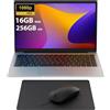 MAXLEGEN Computer portatile 14 pollici, 16 GB RAM 256 GB SSD TF Espansione, PC portatile Celeron N4120 Up to 2.6 Ghz, 5G/2.4 GHz WiFi, 1920 x 1080 IPS FHD/BT/USB 3.0/DHMI, Win 11 Mini portatile con Mouse