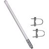 HYS Amateur SO239 Antenna dual band da 43 cm (17) con VHF 144 e UHF 430 MHz per dispositivi radio mobili
