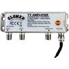 Glomex - Amplificatore TV/FM con Controllo Guadagno Automatico (AGC) 12/24Vdc, Modello 50023/14 - 2 Uscite, per Antenne TV Non Pre-Amplificate, Per barche a vela, motore, gommoni, yacht