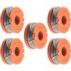 YUETTYY Bobina di ricambio per decespugliatore compatibile con Spear and Jackson 18v S1825CT 36v S3630CT, S3630CT2 N0F-GT-250/18-D - Spool Line