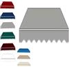 MACAGGTNTU Esterno Tessuto per Tende da Sole Retrattile Tessuto di Ricambio per Tenda da Sole da Giardino, Terrazzo Telo per Tenda da Sole Impermeabile(Grey,10x8ft/300x250cm)
